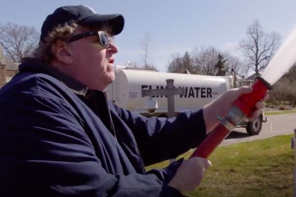 michael moore flint water fahrenheit 11/9