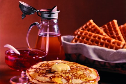 syrup pancakes