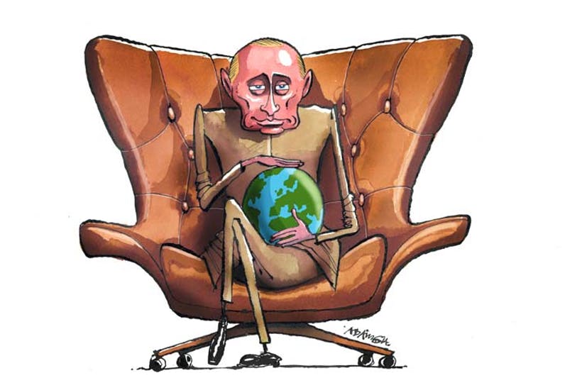 sanctions putin russia davos oligarch