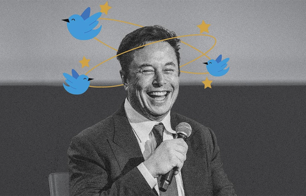 elon musk blue tick twitter