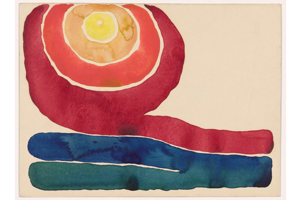 ‘Evening Star No. III,’ 1917, by Georgia O’Keeffe (MoMa)