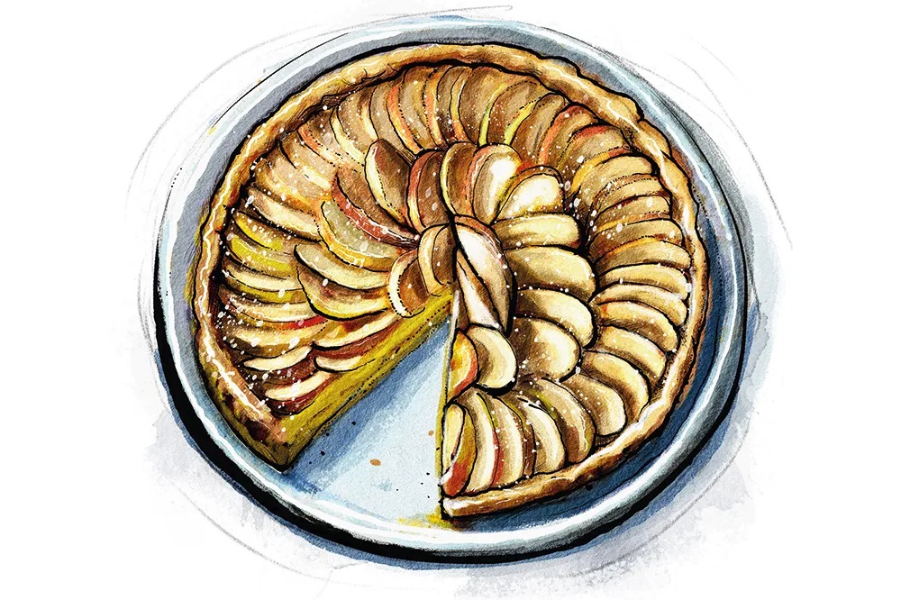 French apple tart