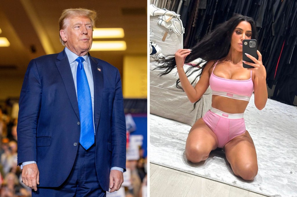 donald trump kim kardashian